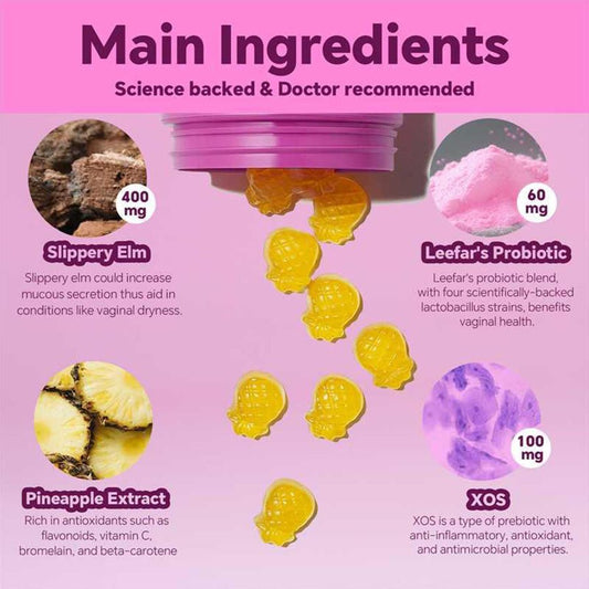 Feminine Probiotic Gummies – 60 kapsler - GlowNordi