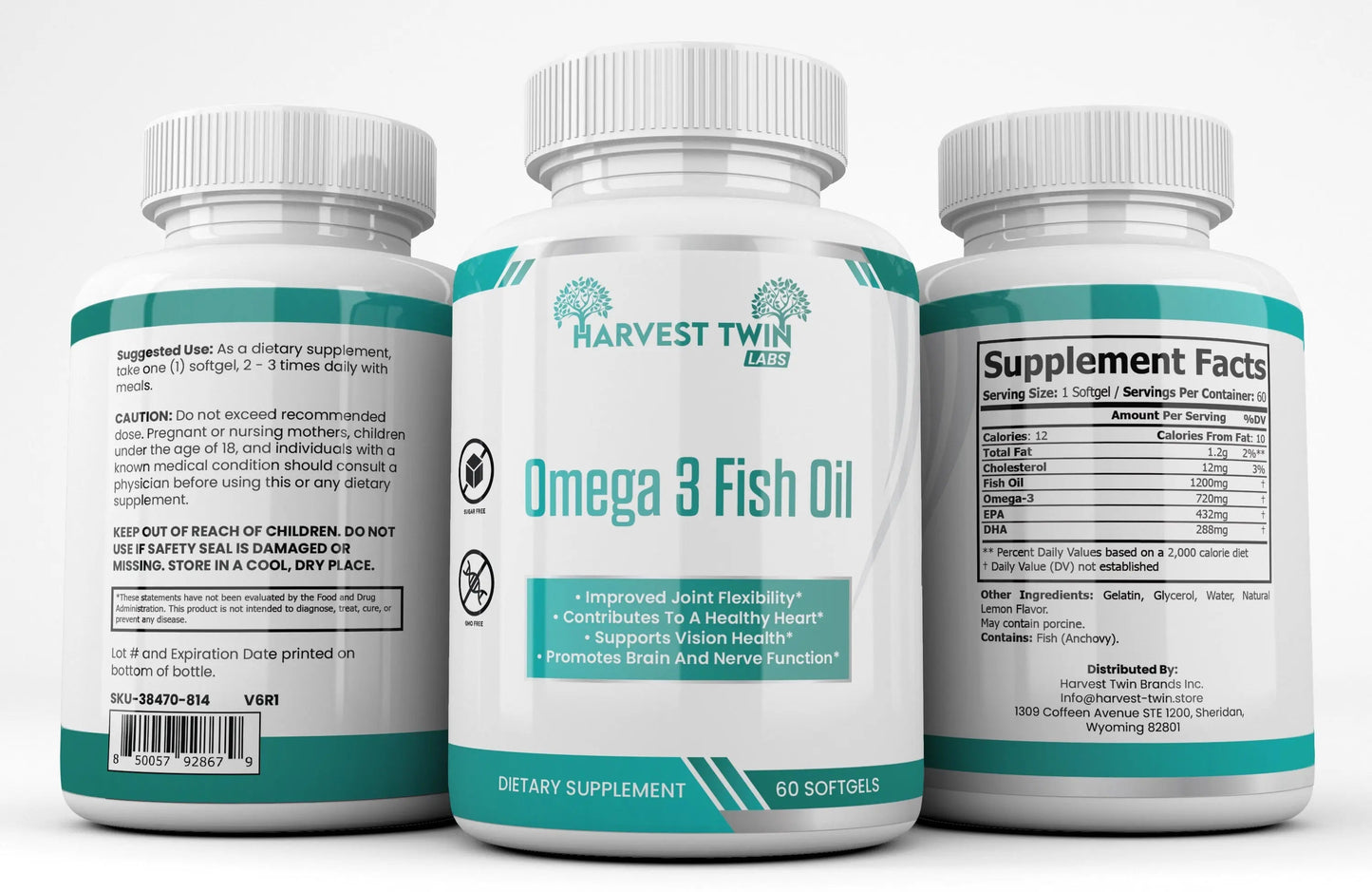 Harvest Twin Labs Omega 3 - GlowNordi