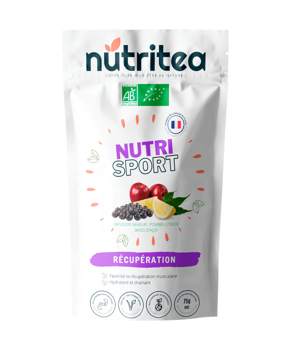 NutriSport – Organic Herbal Tea for Muscle Recovery - GlowNordi