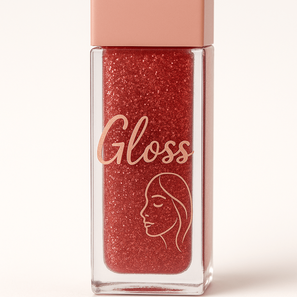 Økologisk Lipgloss – Rød Glans ✨ - GlowNordi