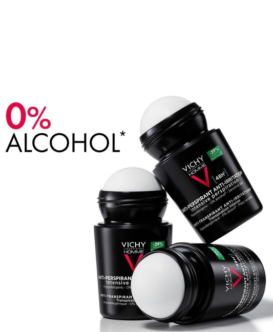 Vichy Homme Anti - Perspirant Anti - Irritation 48H - GlowNordi