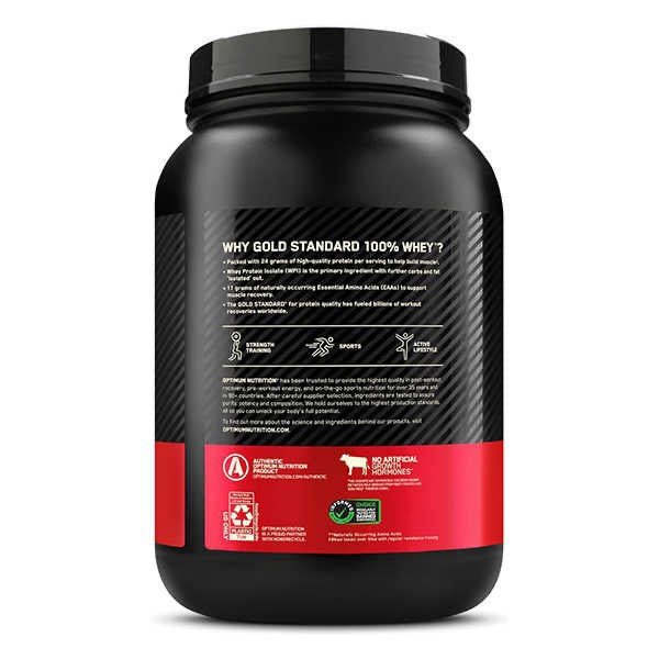 100% Whey Gold Standard Myseprotein 908 g Double Rich Chocolate - GlowNordi