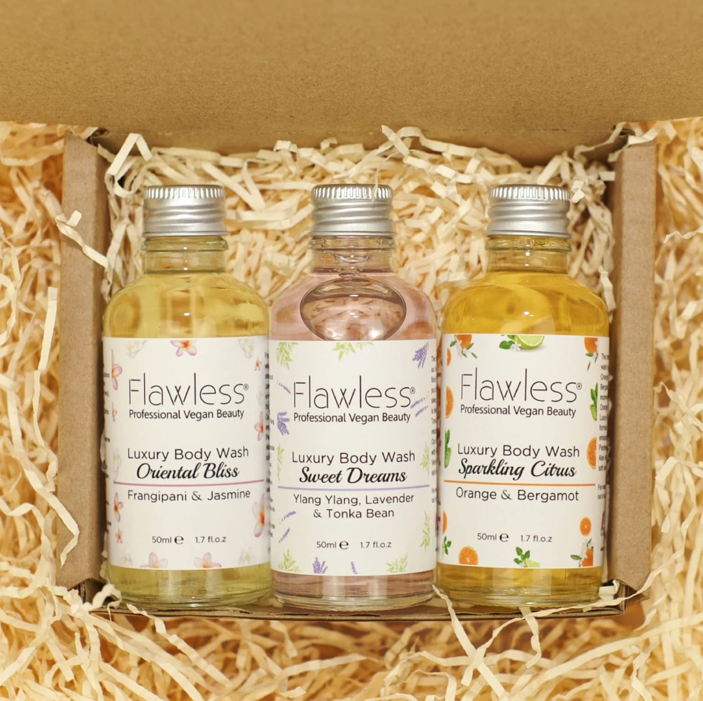 Mini Luxury Body Wash Set - GlowNordi 