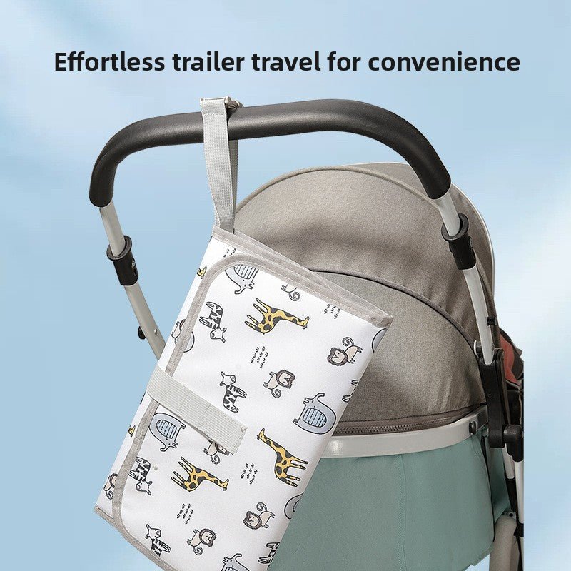 Bærbart, vanntett stelleunderlag for baby – multifunksjonelt design - GlowNordi 