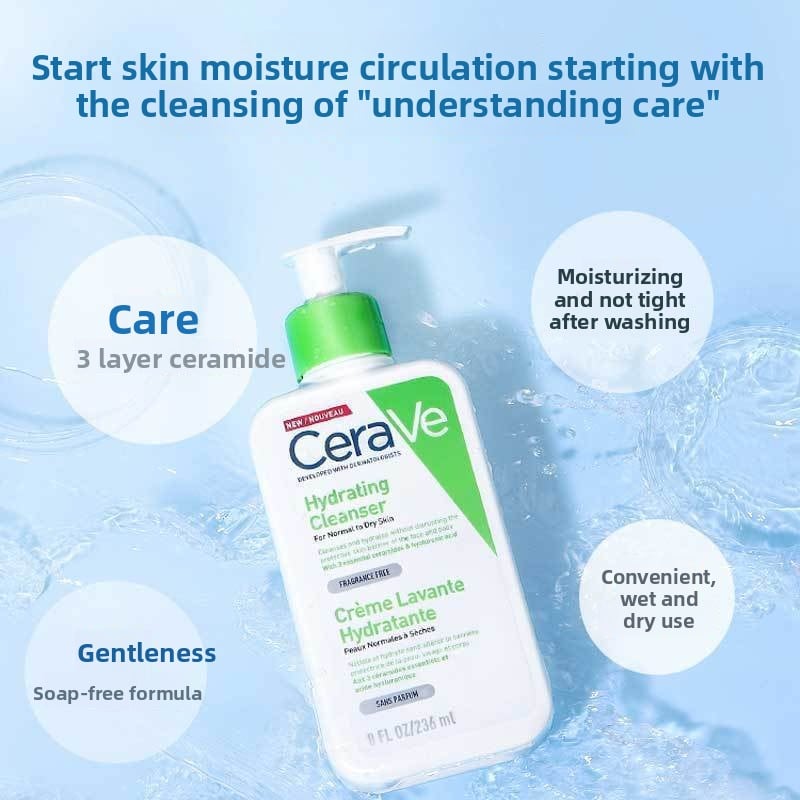CeraVe Bubble Foam Facial Cleanser 236ml - GlowNordi 