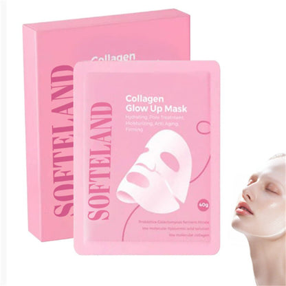Collagen Glow Up Mask 2.0, Collagen Brightening Mask - GlowNordi