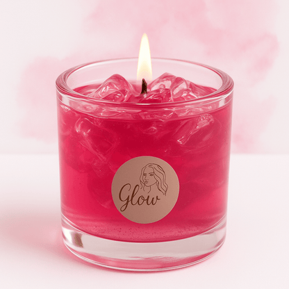 Glow Gele Duftlys – Jordbær - GlowNordi 