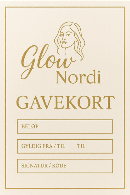 GlowNordi Gavekort – Den perfekte gaven på nett - GlowNordi 
