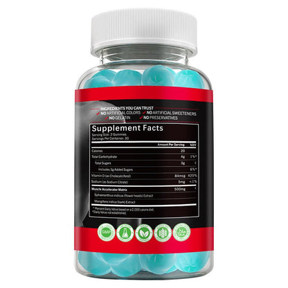 Kreatingummier – smakfullt kosttilskudd for muskelenergi! - GlowNordi