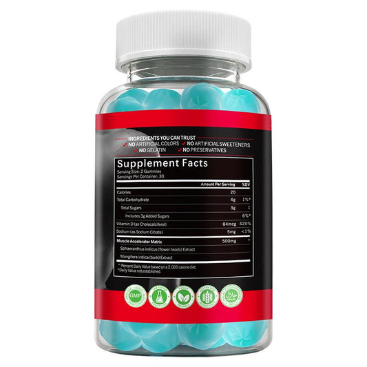 Kreatingummier – smakfullt kosttilskudd for muskelenergi! - GlowNordi