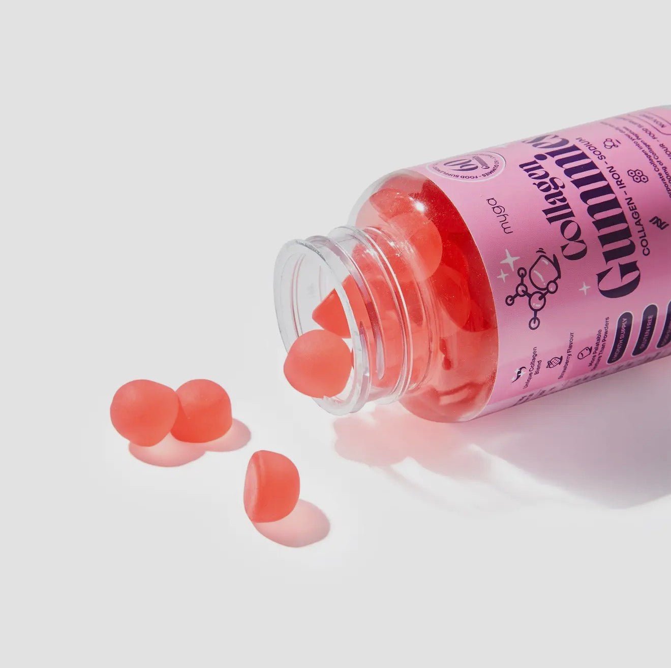 Myga Kollagen - Gummies – Jordbær | Skjønnhet & Energi - GlowNordi