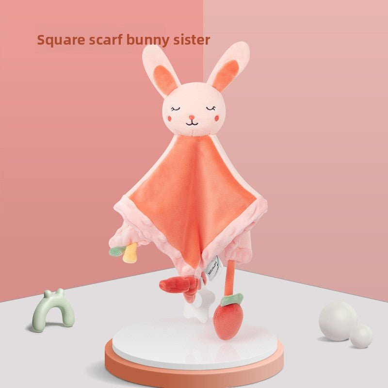 🧡 Myk koseklut for baby – kombinert sutteklut og kosedyr - GlowNordi 