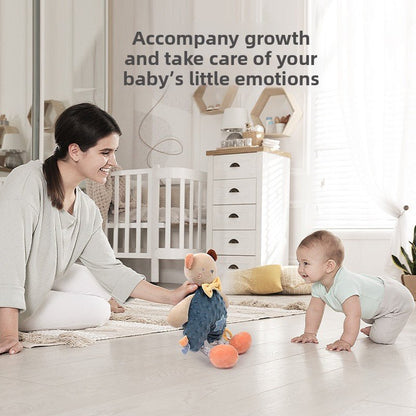 🧡 Myk koseklut for baby – kombinert sutteklut og kosedyr - GlowNordi 