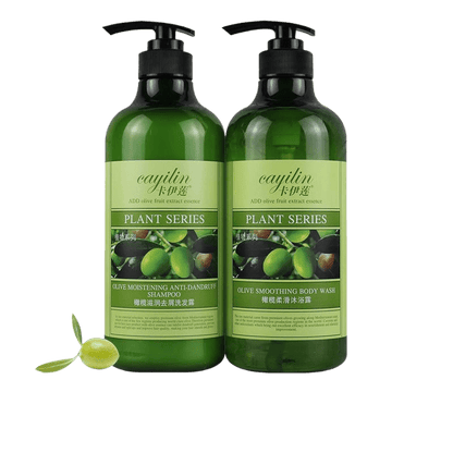 Olive Shampoo and Body Wash Set - GlowNordi 