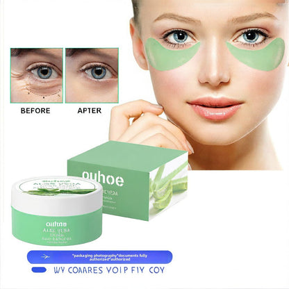 Ouhoe Aloe Vera fuktighetsgivende øyemaske - GlowNordi 