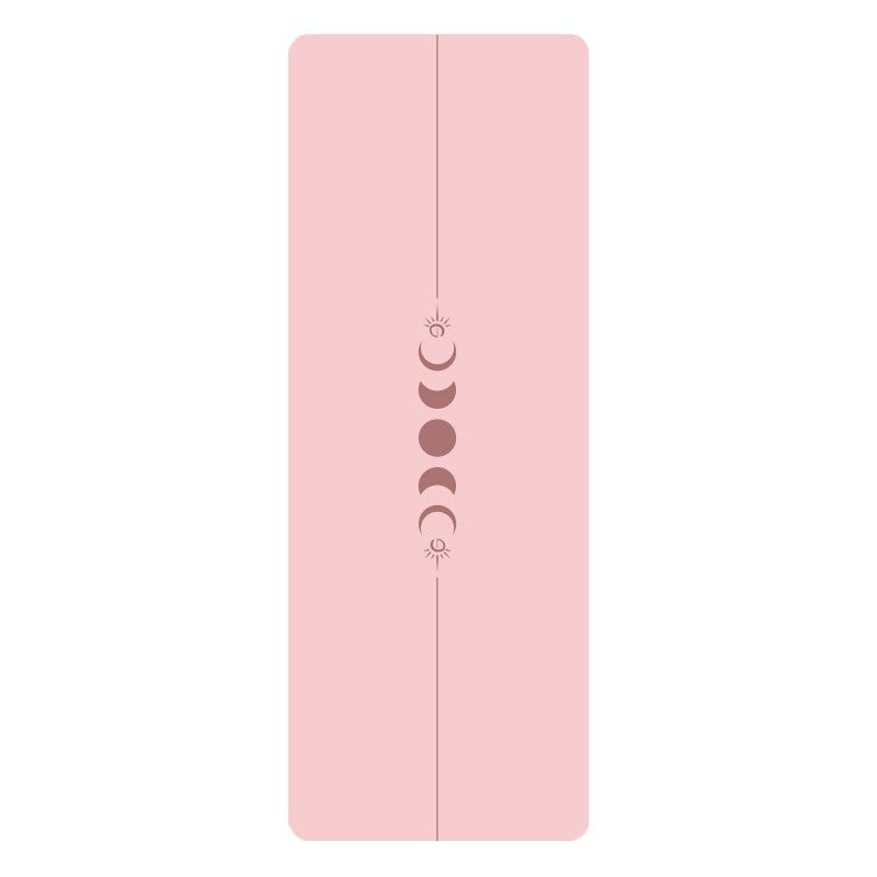 PU Yogamatte med Mandala - mønster og posisjonslinjer - GlowNordi