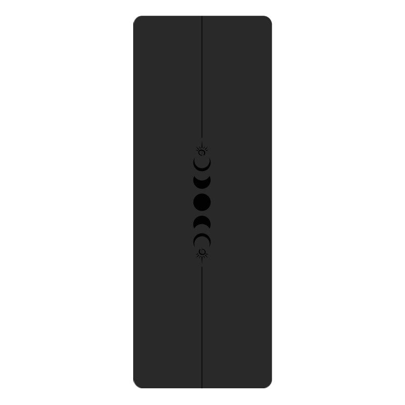 PU Yogamatte med Mandala - mønster og posisjonslinjer - GlowNordi