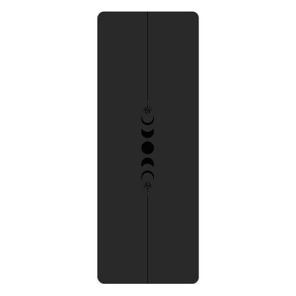 PU Yogamatte med Mandala - mønster og posisjonslinjer - GlowNordi