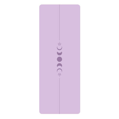 PU Yogamatte med Mandala - mønster og posisjonslinjer - GlowNordi