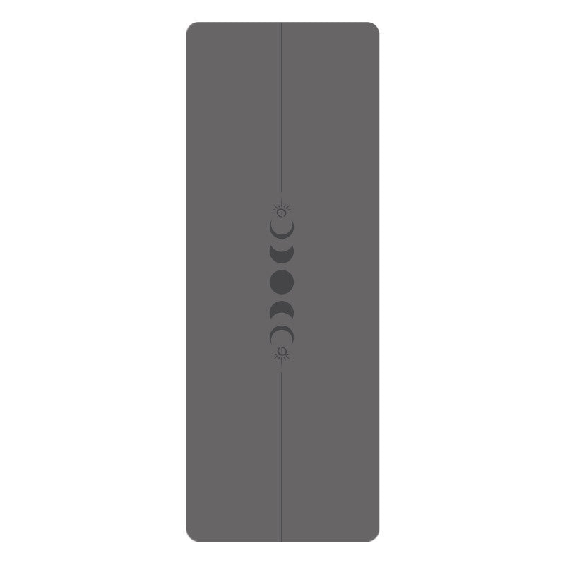 PU Yogamatte med Mandala - mønster og posisjonslinjer - GlowNordi