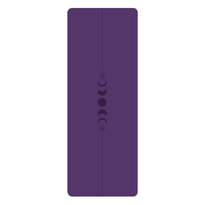 PU Yogamatte med Mandala - mønster og posisjonslinjer - GlowNordi