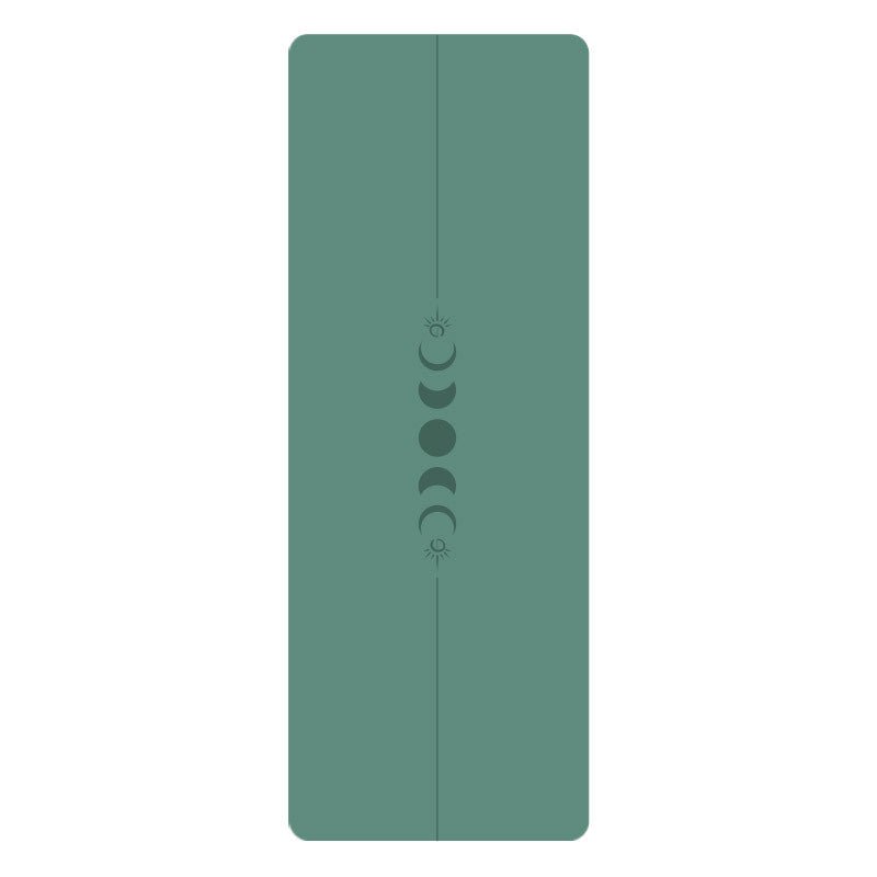 PU Yogamatte med Mandala - mønster og posisjonslinjer - GlowNordi