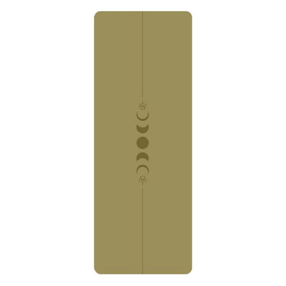 PU Yogamatte med Mandala - mønster og posisjonslinjer - GlowNordi