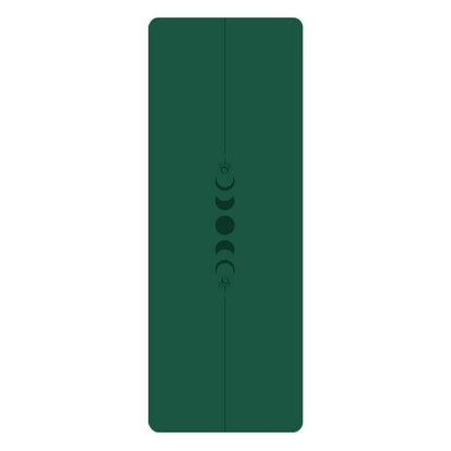 PU Yogamatte med Mandala - mønster og posisjonslinjer - GlowNordi