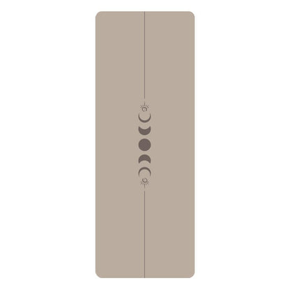 PU Yogamatte med Mandala - mønster og posisjonslinjer - GlowNordi