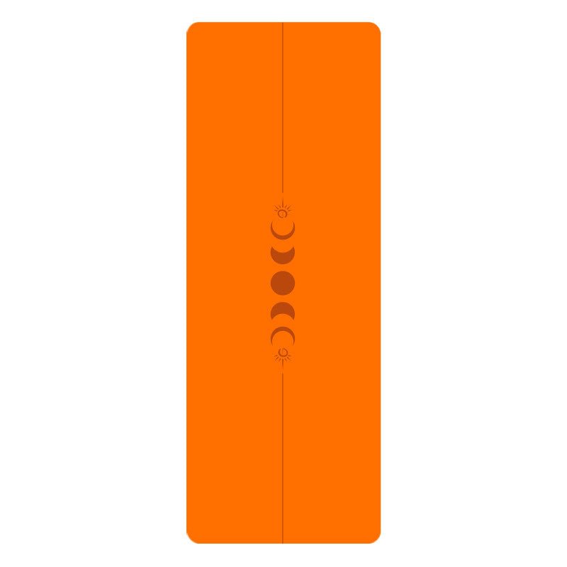 PU Yogamatte med Mandala - mønster og posisjonslinjer - GlowNordi