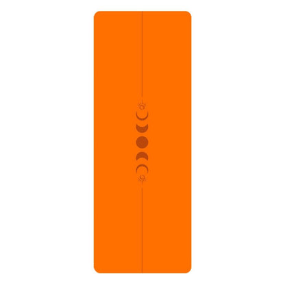 PU Yogamatte med Mandala - mønster og posisjonslinjer - GlowNordi