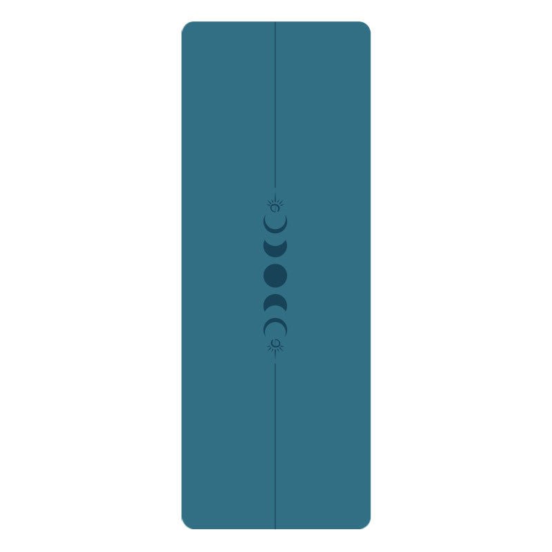 PU Yogamatte med Mandala - mønster og posisjonslinjer - GlowNordi