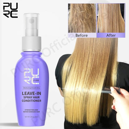 PURC Coconut Oil Leave-In Conditioner Spray - GlowNordi 