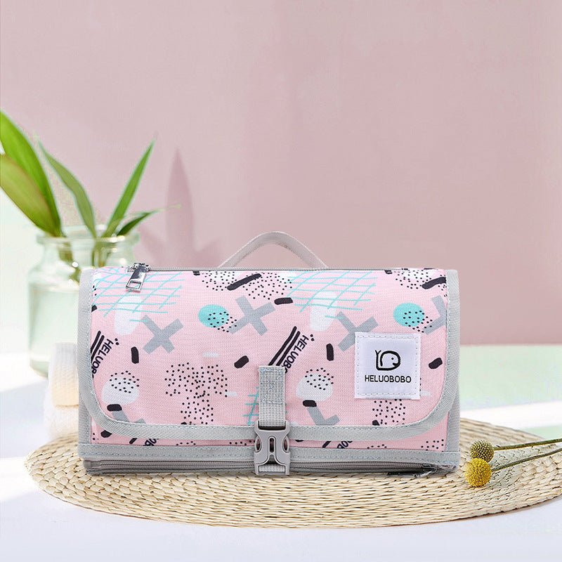 Sammenleggbart og vanntett stelleunderlag for baby - GlowNordi 