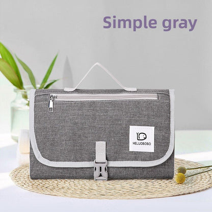 Sammenleggbart og vanntett stelleunderlag for baby - GlowNordi 