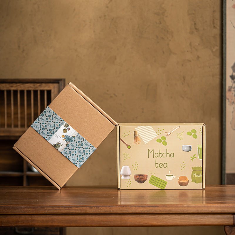 🌿 Tradisjonelt bambussett for matcha - GlowNordi 