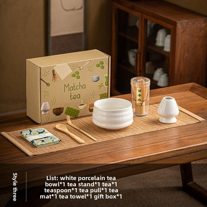 🌿 Tradisjonelt bambussett for matcha - GlowNordi 