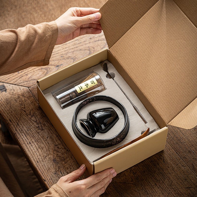 🌿 Tradisjonelt bambussett for matcha - GlowNordi 