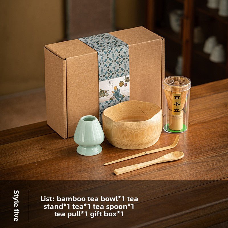 🌿 Tradisjonelt bambussett for matcha - GlowNordi 